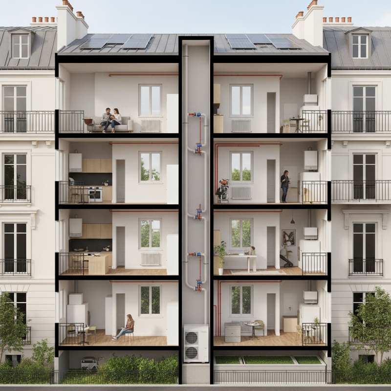DPE chauffage individuel - DPE Chauffage Individuel : Spécificités Appartement
