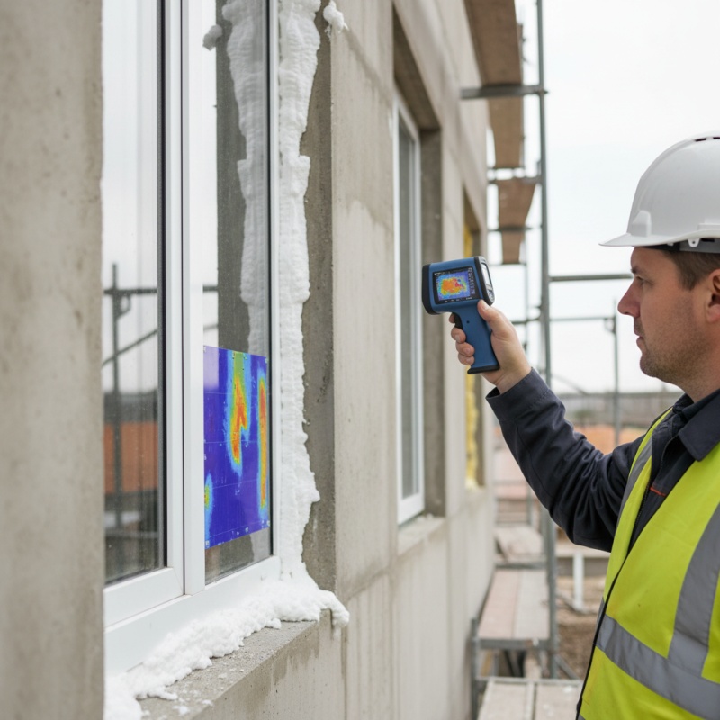 Contrôle qualité lors d'un accompagnement travaux en copropriété pour garantir la conformité des installations.
