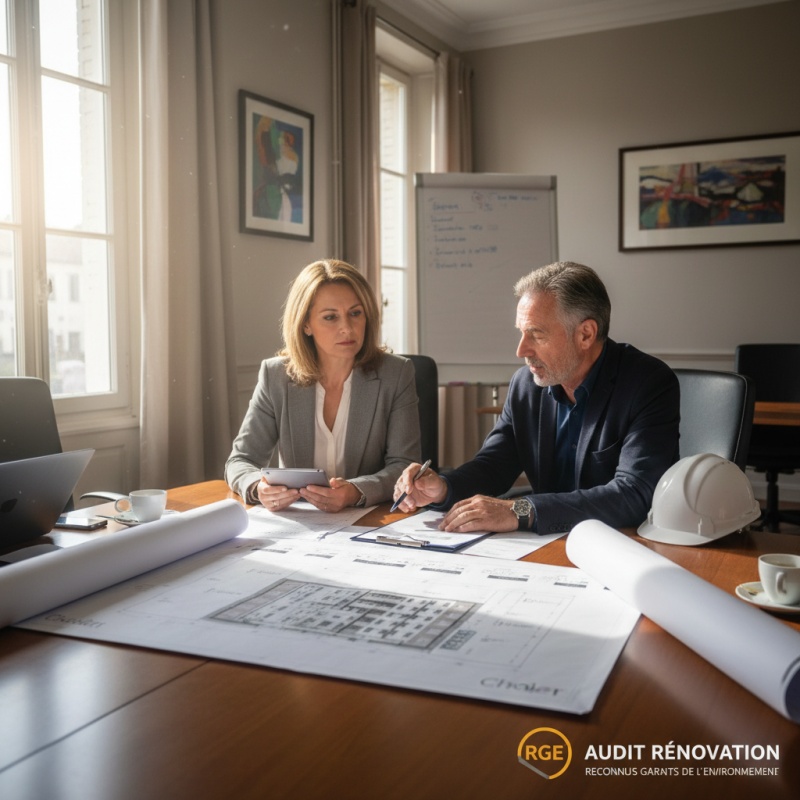 Accompagnement d'un syndic de copropriété à Cholet pour un projet de rénovation.