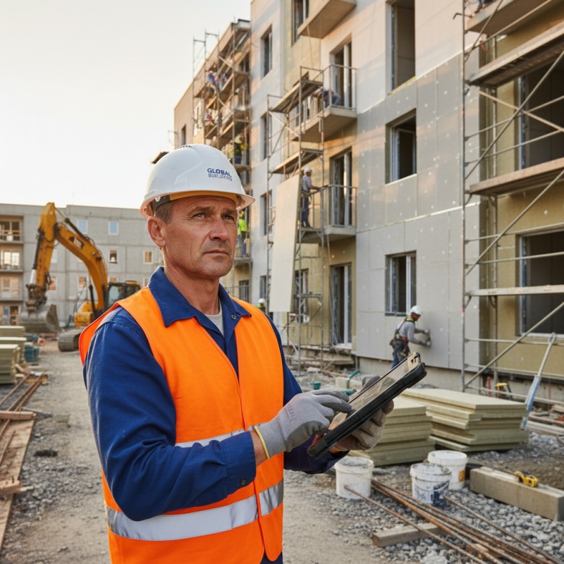 Suivi de chantier par un maître d'œuvre pour des travaux d'isolation thermique par l'extérieur en copropriété