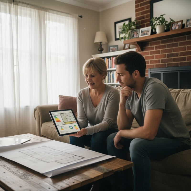 Mon Accompagnateur Rénov' expliquant les conditions du parcours accompagné MaPrimeRénov' à un particulier
